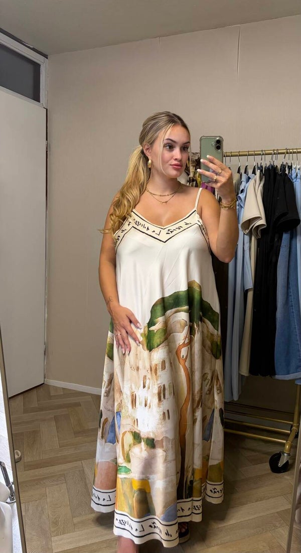 Maxi dress beige