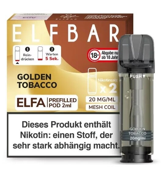 Elf Bar Elfa Pod Golden Tobacco