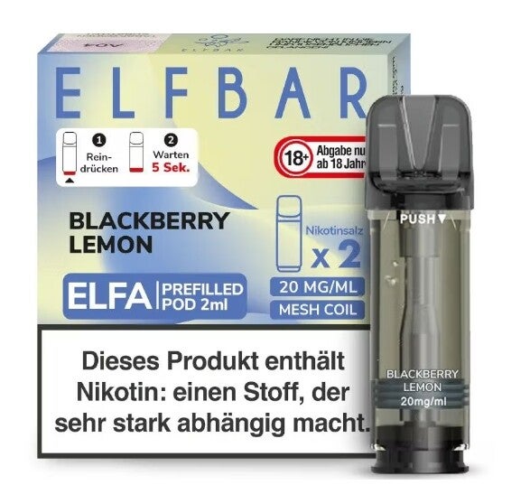 Elf Bar Elfa Pod Blackberry Lemon
