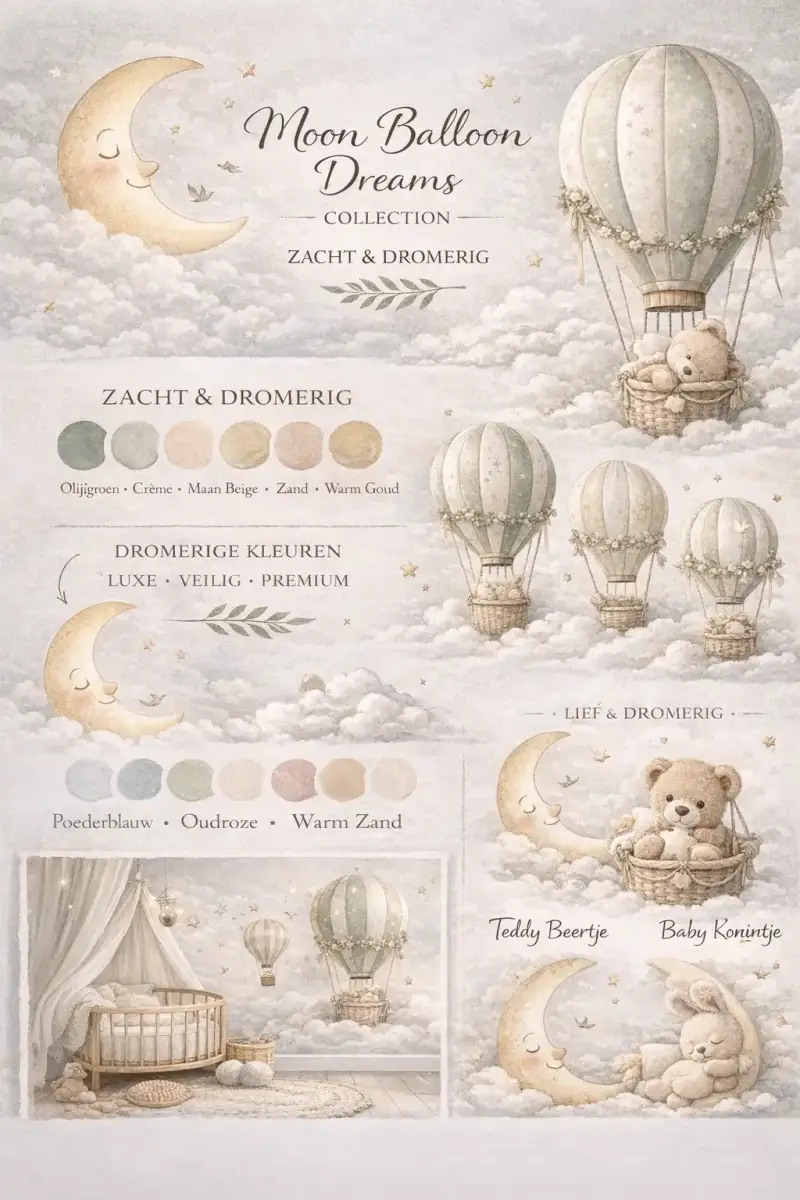 Thema Moon Balloon | jouwkinderkamer.nl