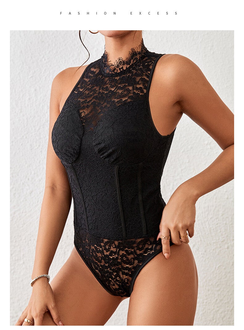 Black Lace Bodysuit