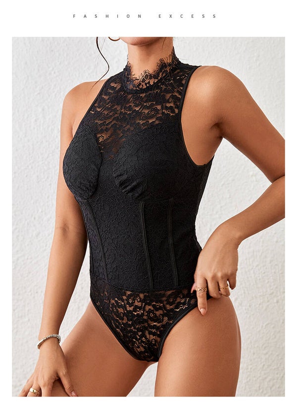 Black Lace Bodysuit