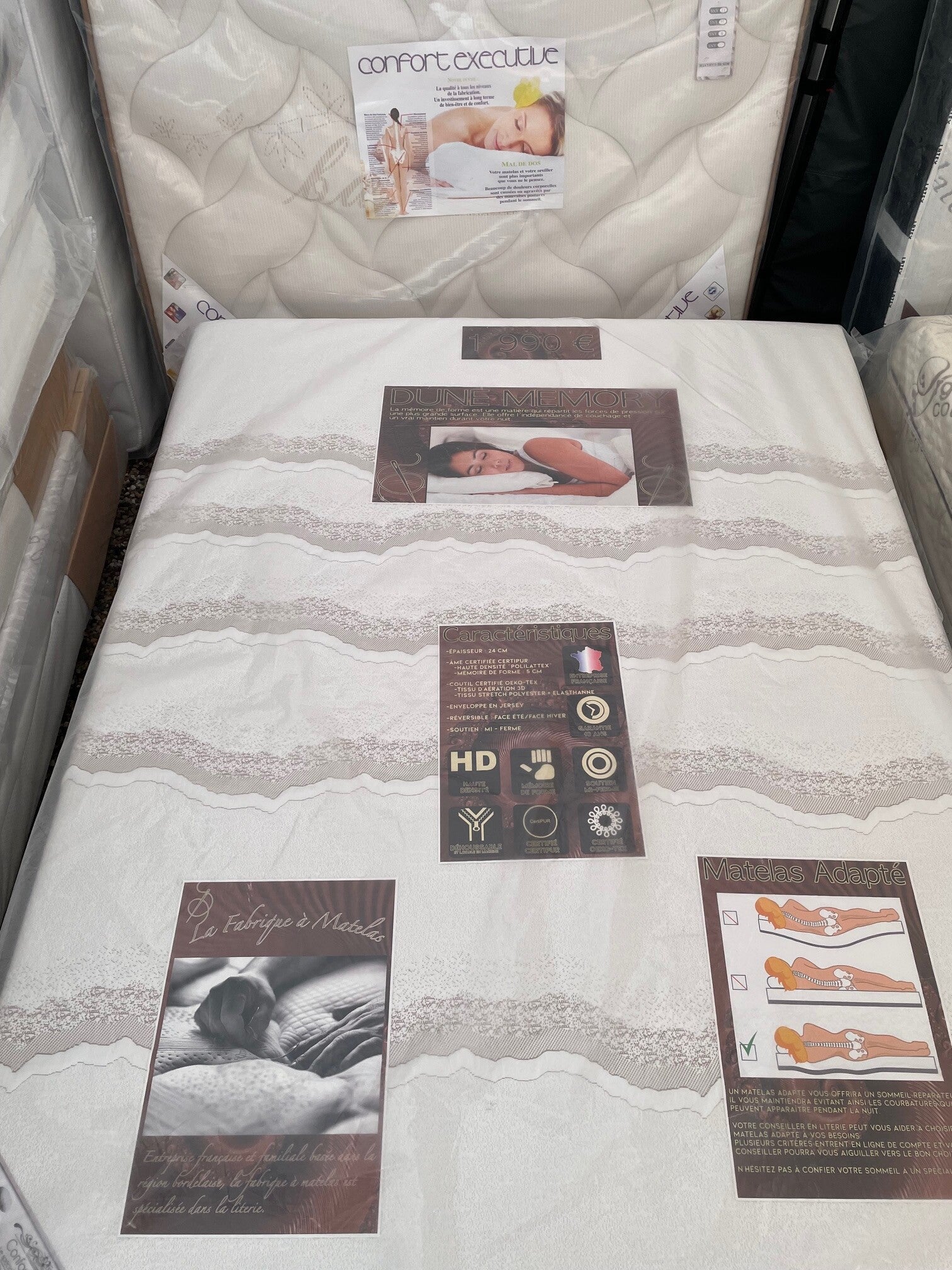MATELAS DUNE MEMORY