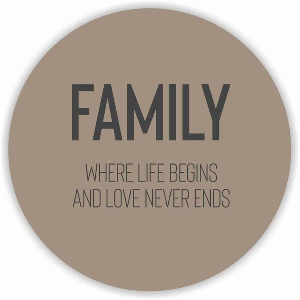 Tekstcirkel Family