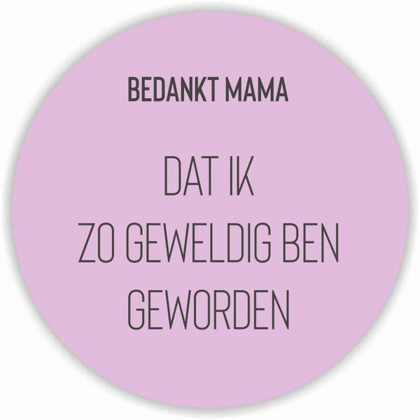 Tekstcirkel Geweldig