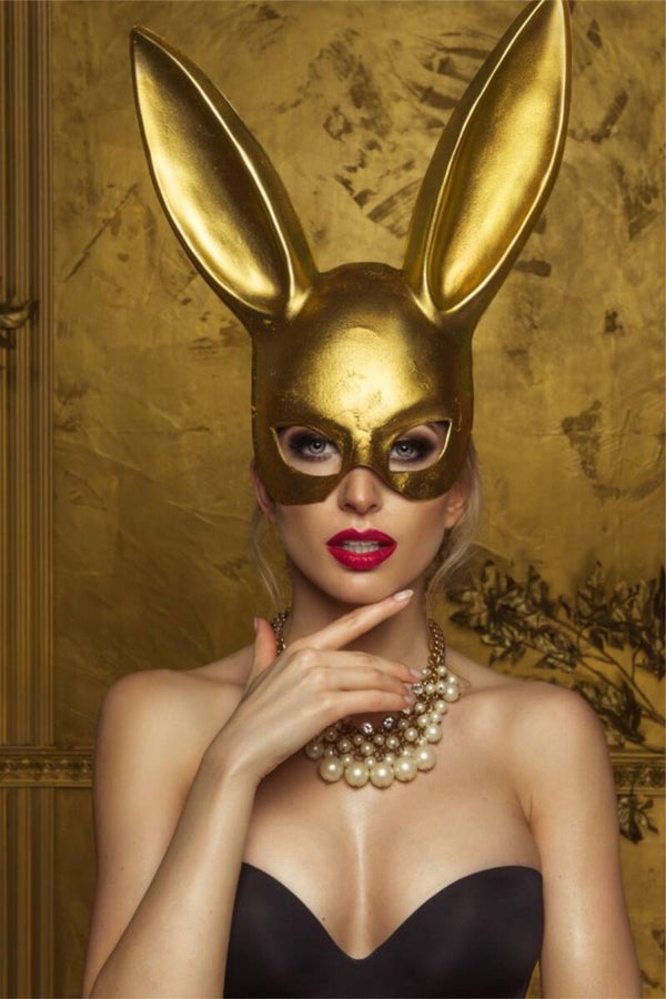 Golden Bunny Dibond