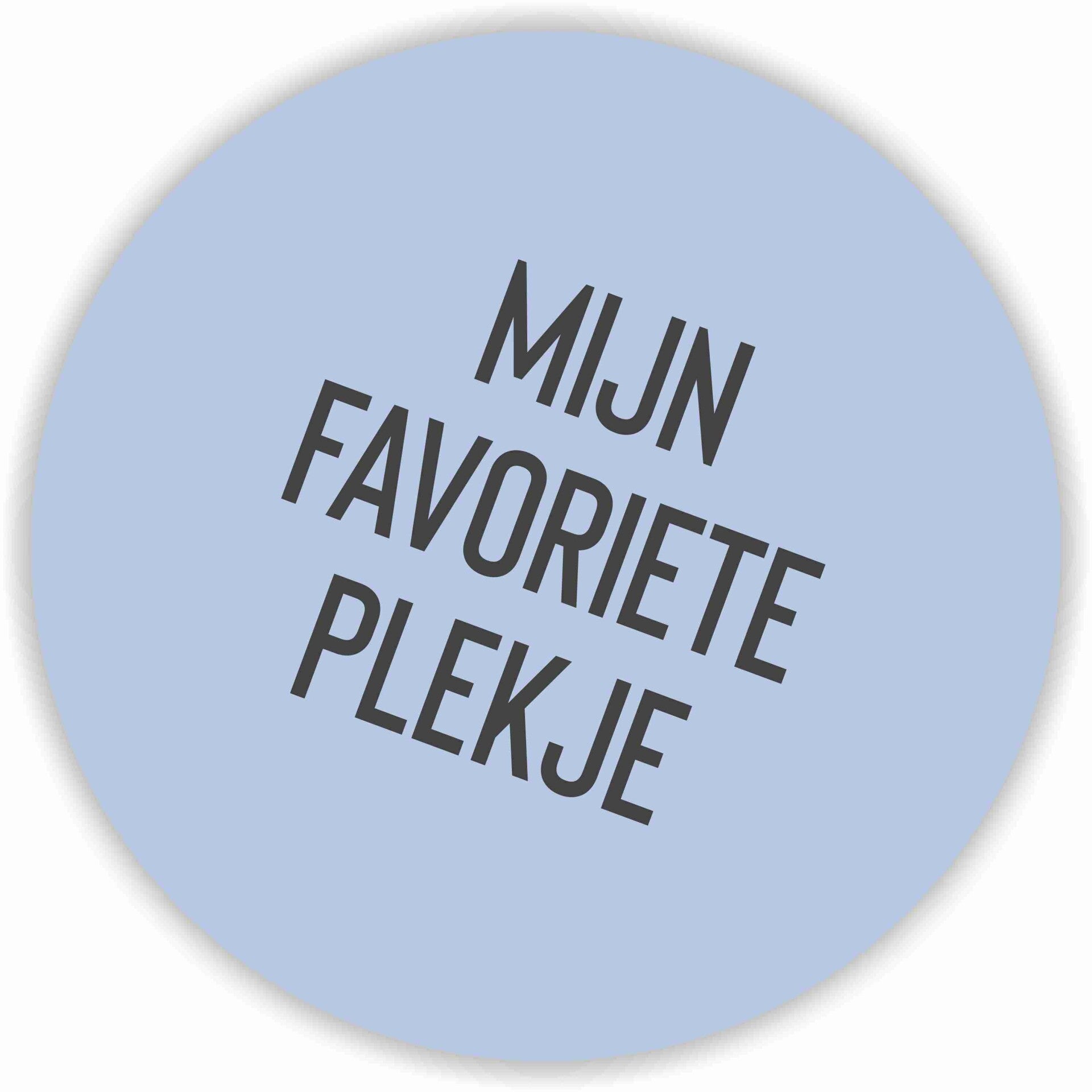 Tekstcirkel Favoriete Plekje