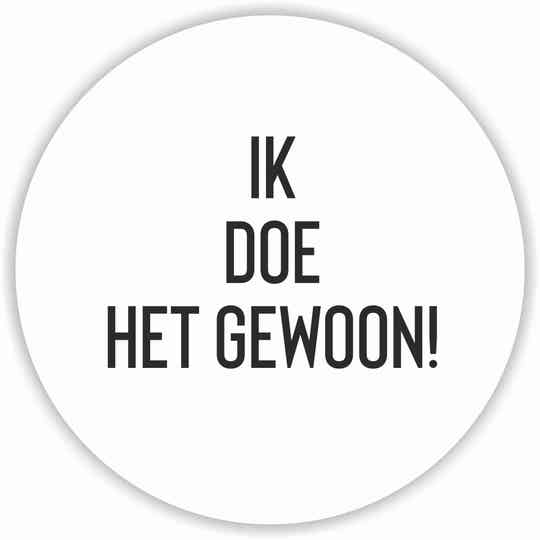 Tekstcirkel Ik doe het