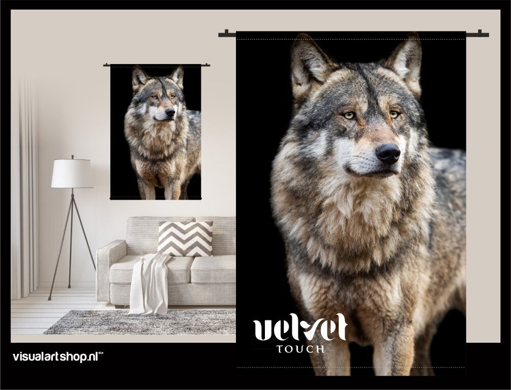 Velvet Touch Wolf 120x180cm