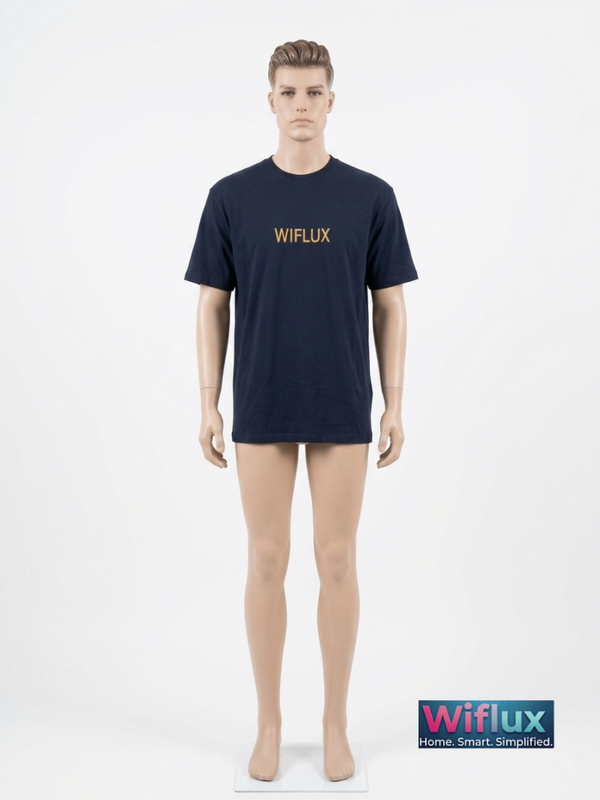 T-SHIRT REGULAR BLEU MARINE