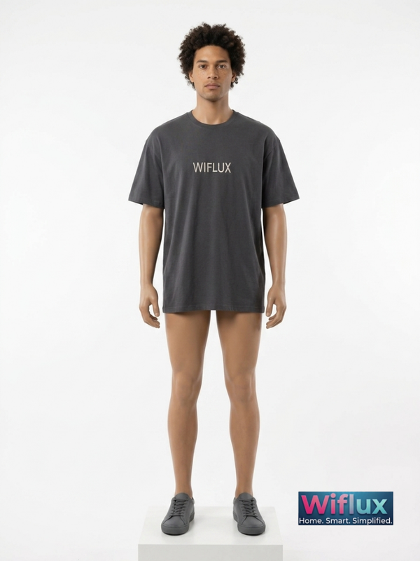 T-SHIRT REGULAR ET GRIS