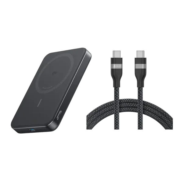 PowerBank Anker MagGo (10K, Slim) + Câble USB-C (240 W)