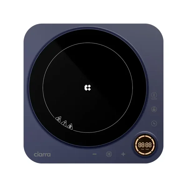 Ciarra Donut Plaque de Cuisson à Induction Portable Simple 2000W