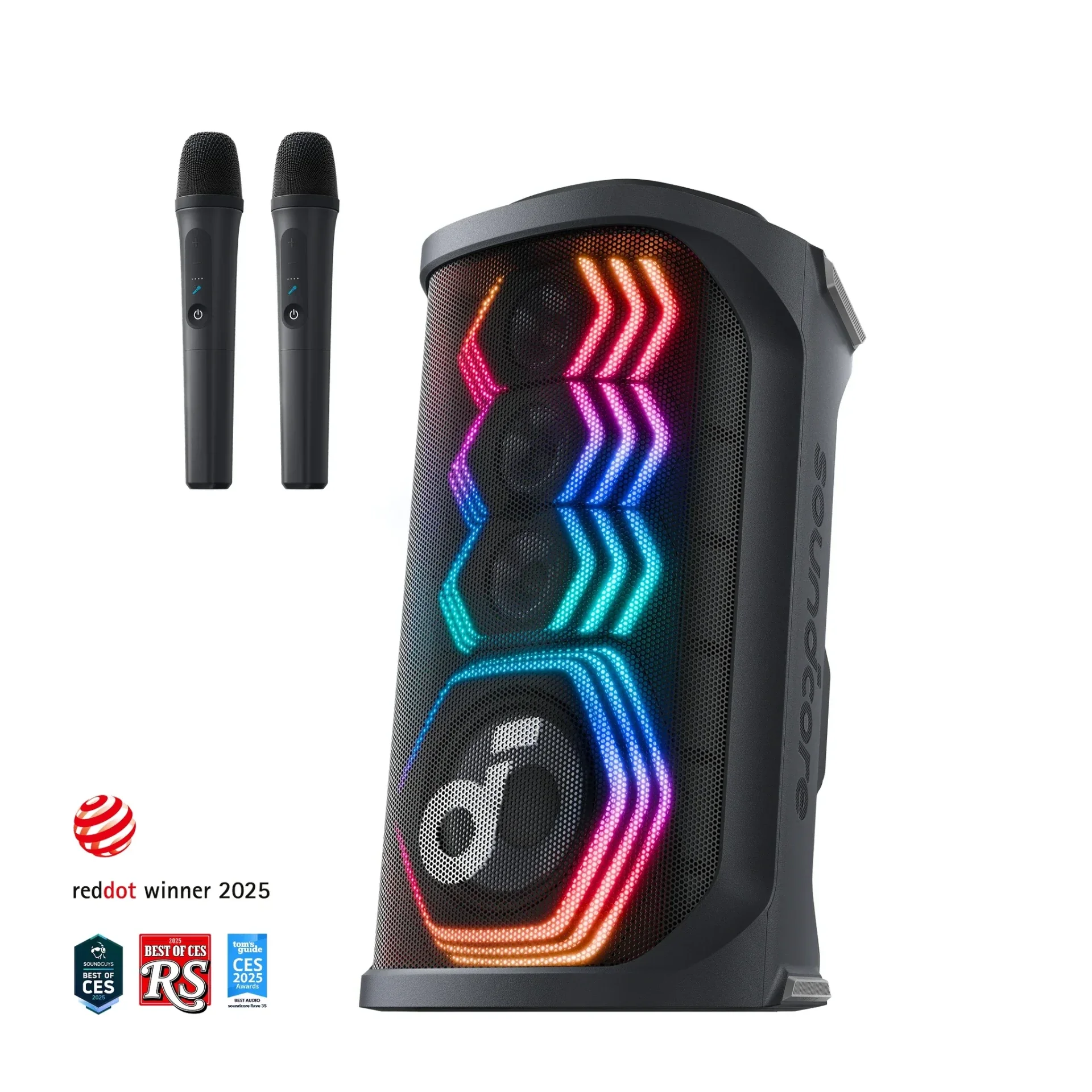 Rave 3s | Enceinte 200 W avec IA pour karaoké