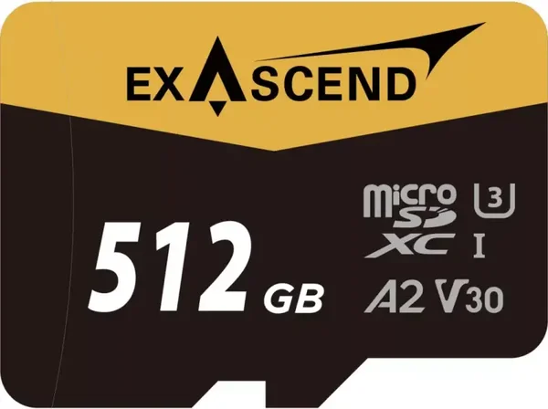 Exascend Catalyst microSD 512GB 180MB/S V30 UHS I