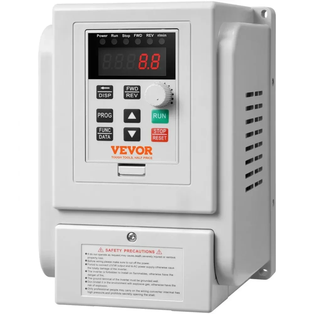 VEVOR Variateur de Fréquence 4 kW, 5 CV, 18 A 0-400 Hz VFD