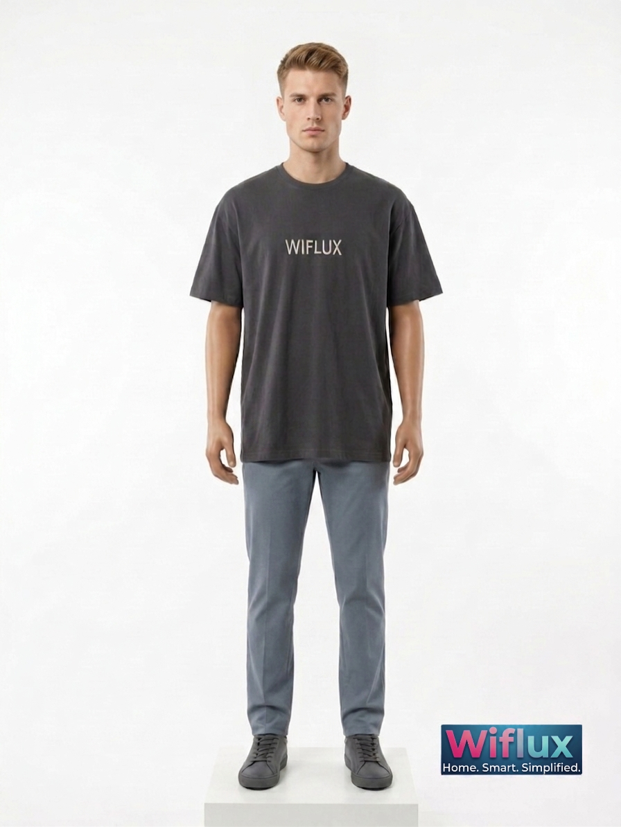 T-SHIRT REGULAR ET GRIS
