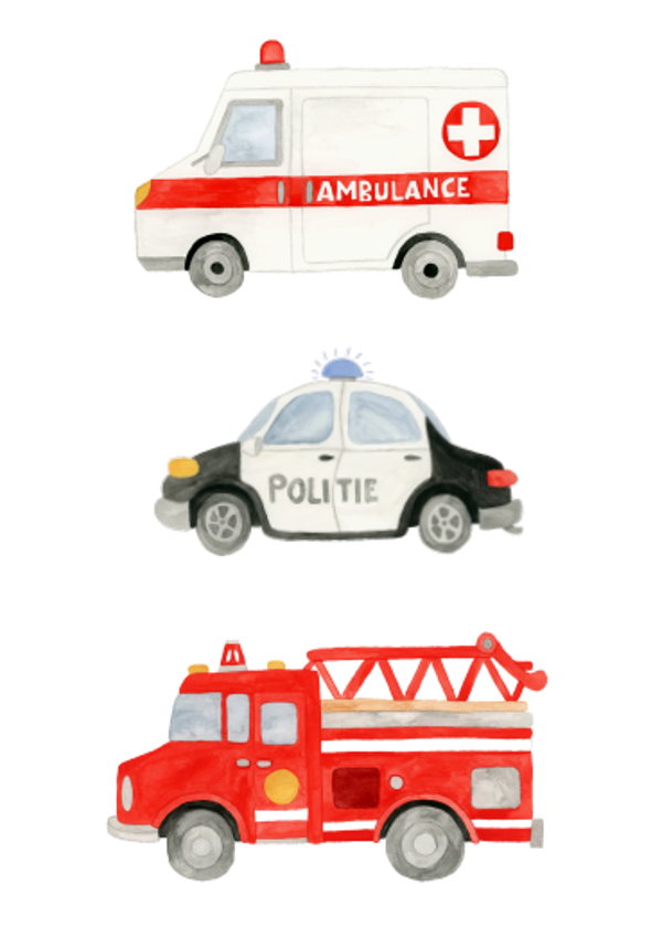 A3 poster: Voertuigen