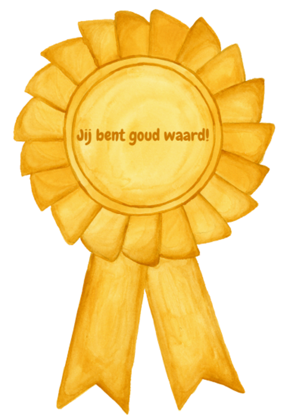 Kaart: Jij bent goud waard!