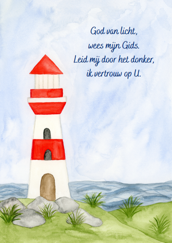 Kaartje: God van licht, wees mijn Gids