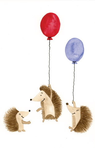 Klein kaartje: Egeltjes