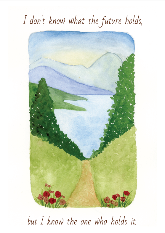 Kleine poster: Bergpad