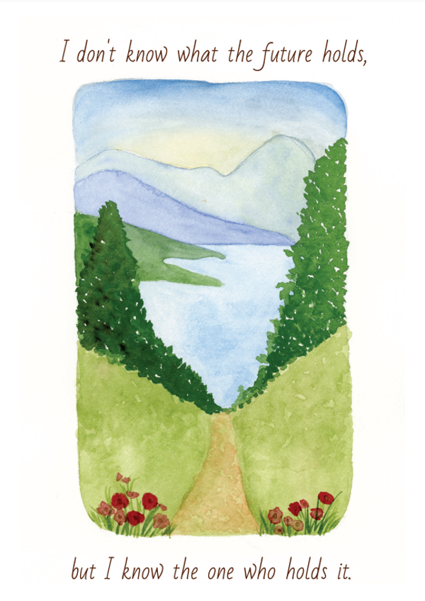 Kleine poster: Bergpad