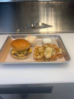 smash double cheeseburger