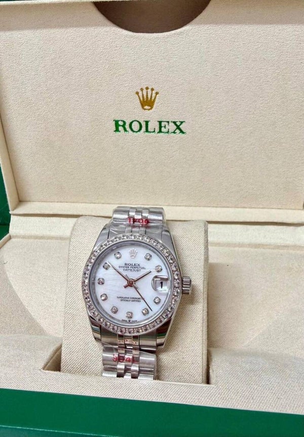 ROLEX BIANCO E BRILLANTI