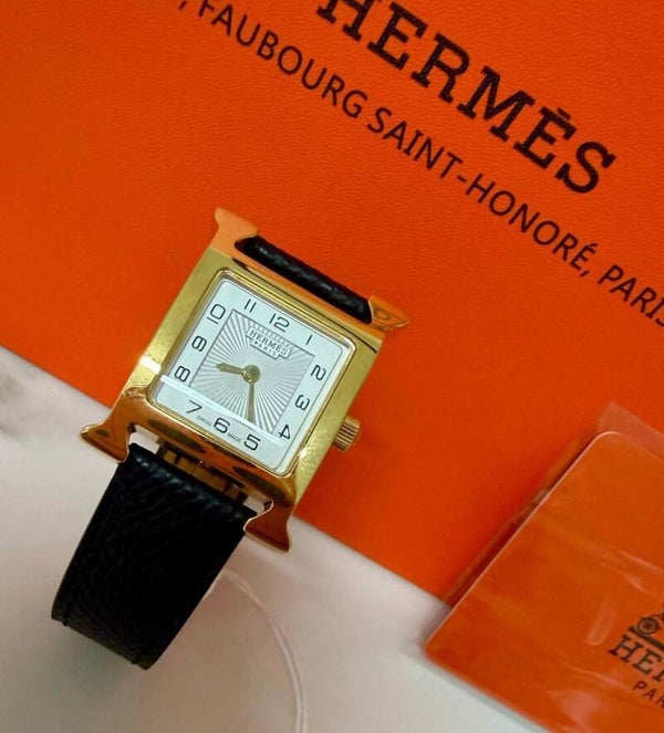 HERMÈS WATCH CINTURINO PELLE