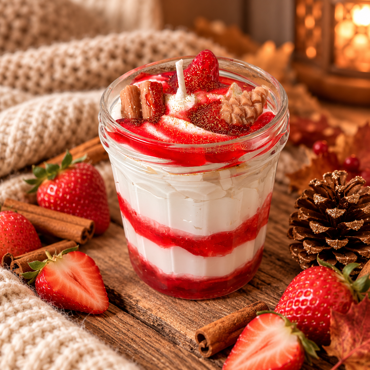 Bougie Fraise