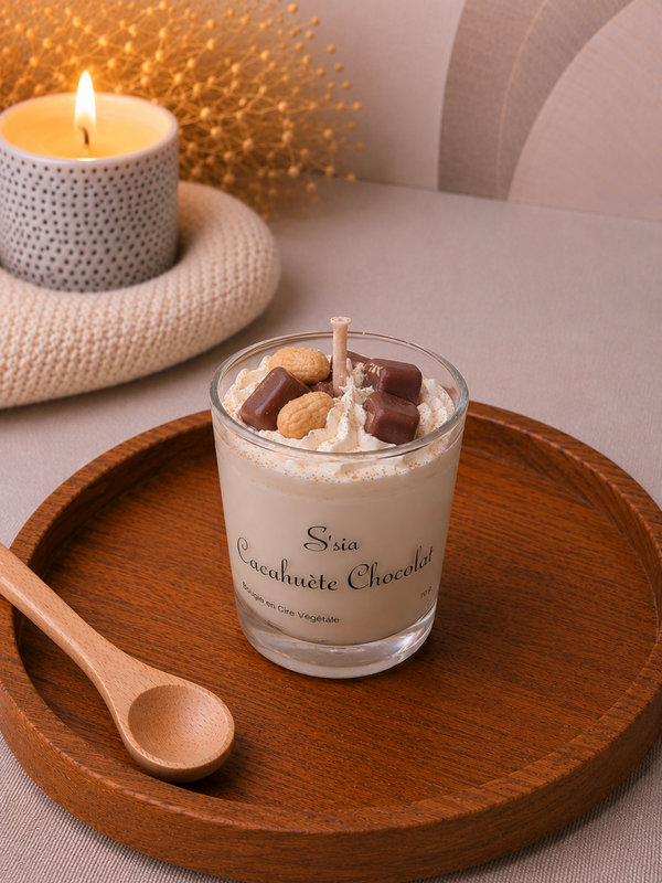 Mini Bougie Cacahuète Chocolat