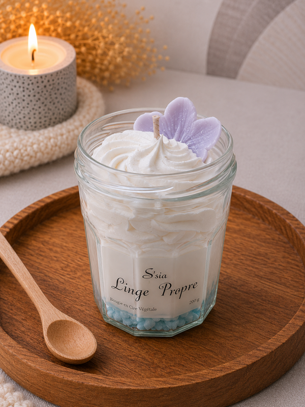 Bougie Linge Propre