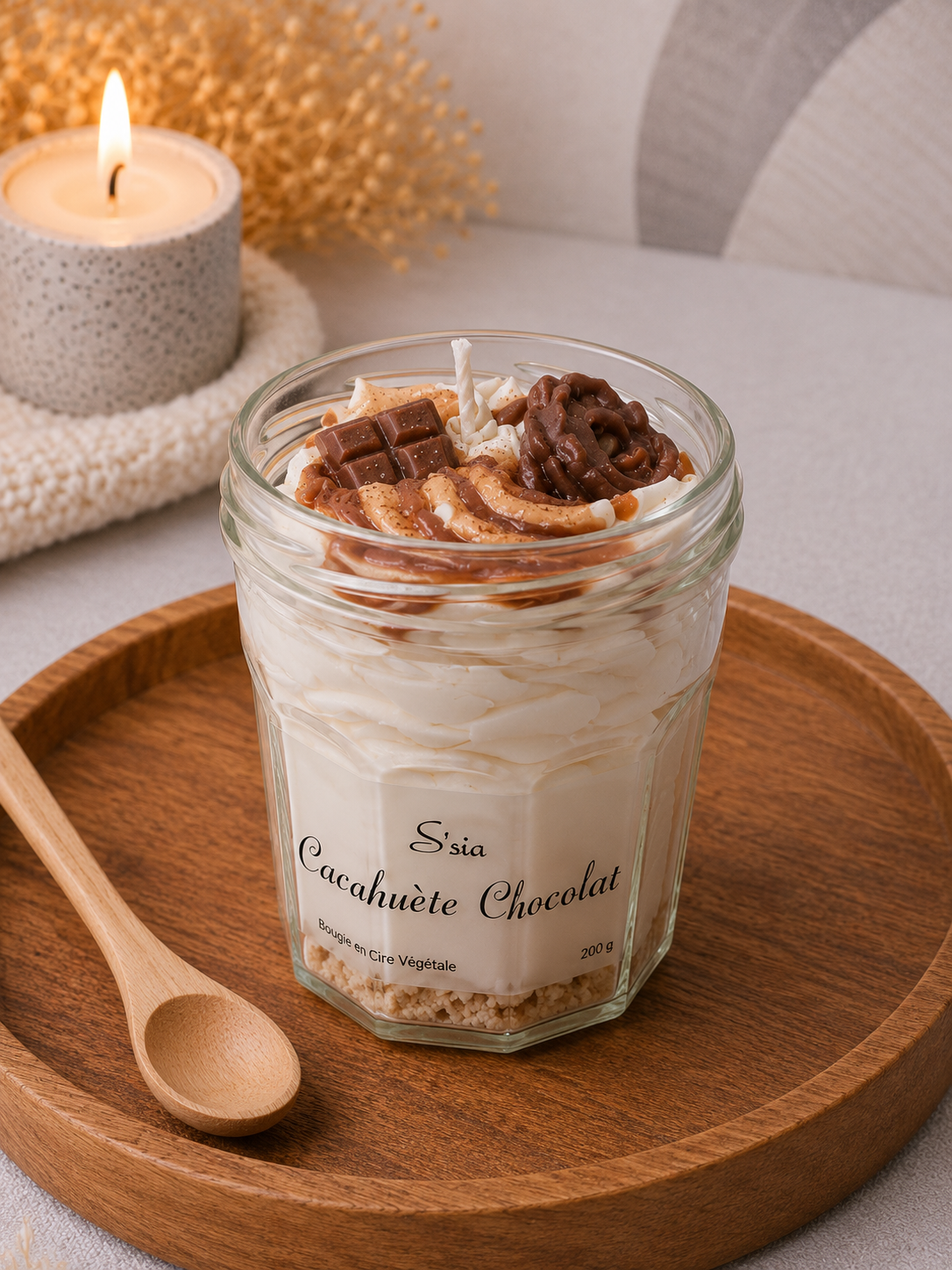 Bougie Cacahuète Chocolat