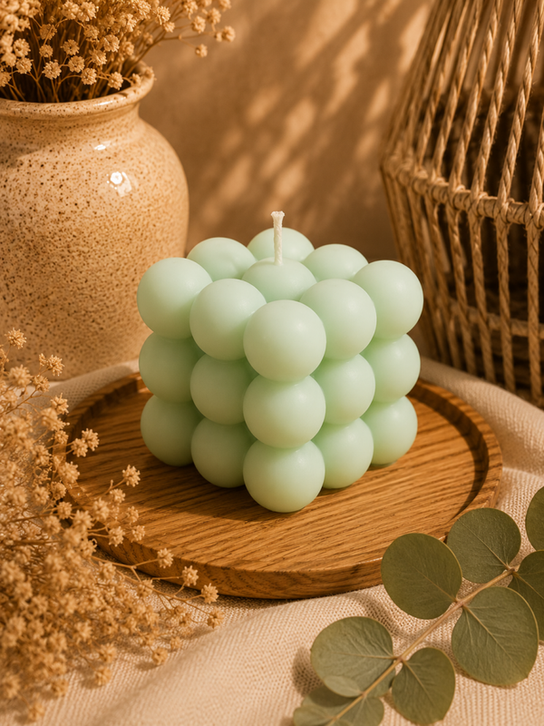 Bougie Bulle  Verte