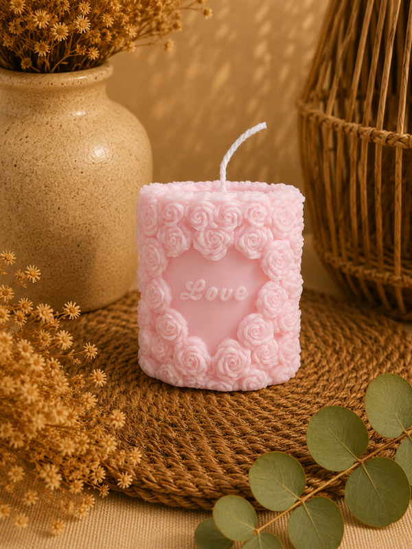 Bougie Pink Love