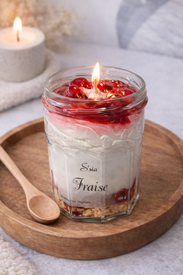 Bougie Fraise