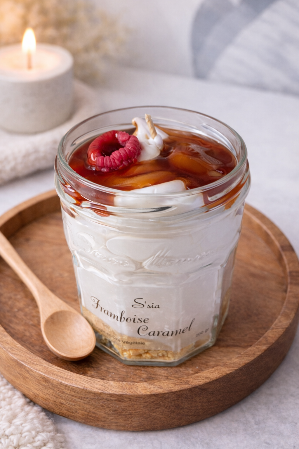 Bougie Framboise Caramel