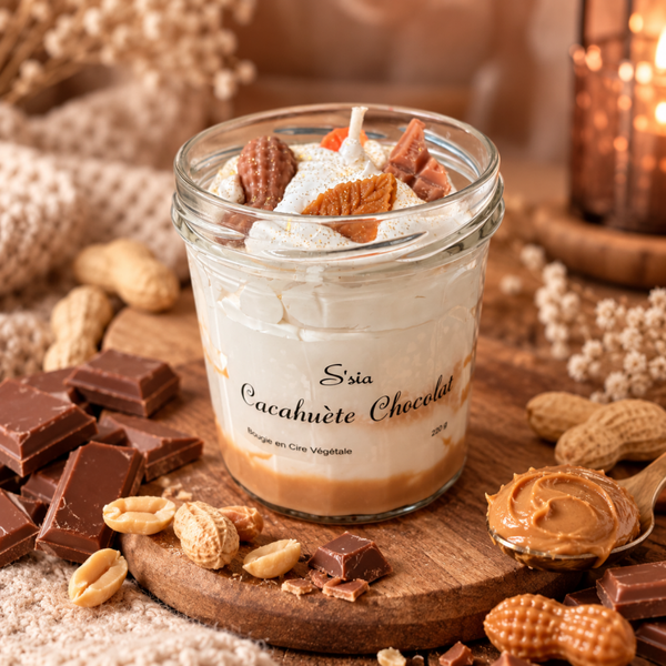 Bougie Cacahuète Chocolat