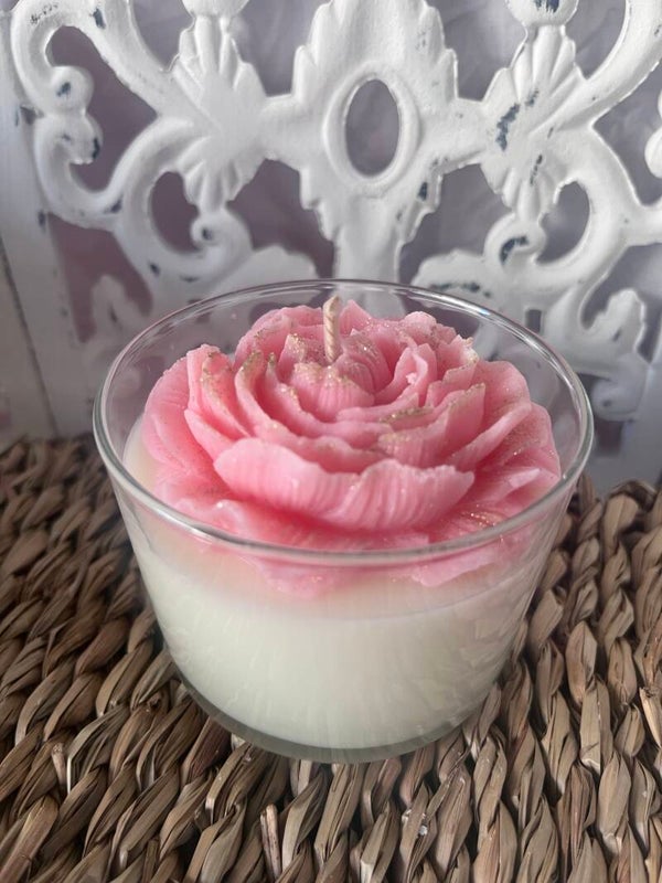 Bougie Pivoine Rose