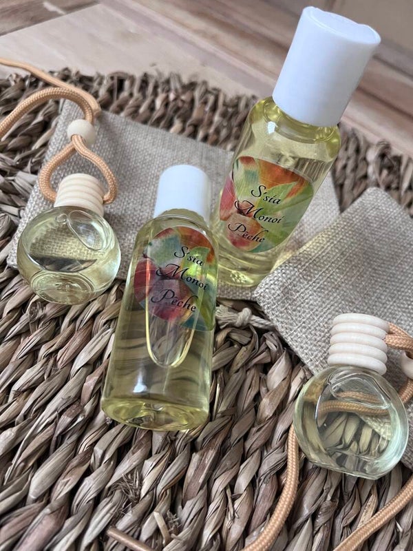 Diffuseur de Voiture Monoi Pêche