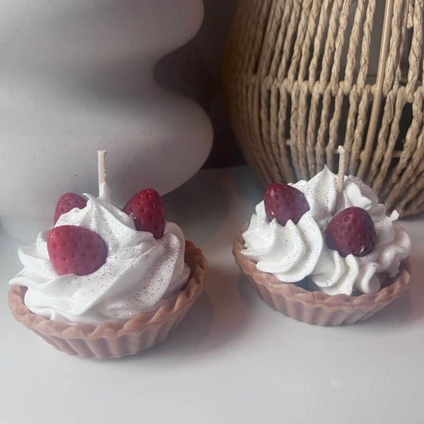 Bougie Tarte Aux Fraises