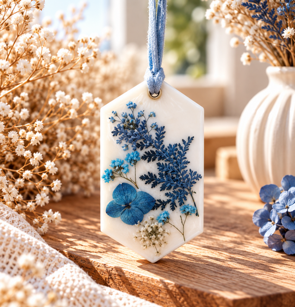 Suspension florale artisanale