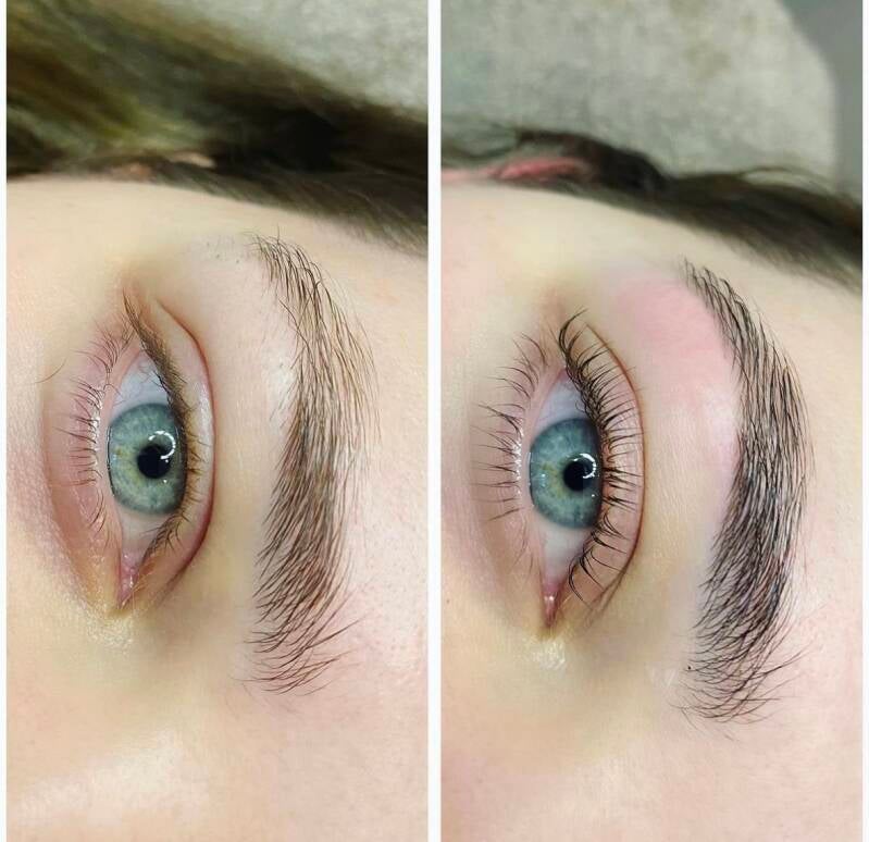 Lashlift en wenkbrauwen harsen en verven
