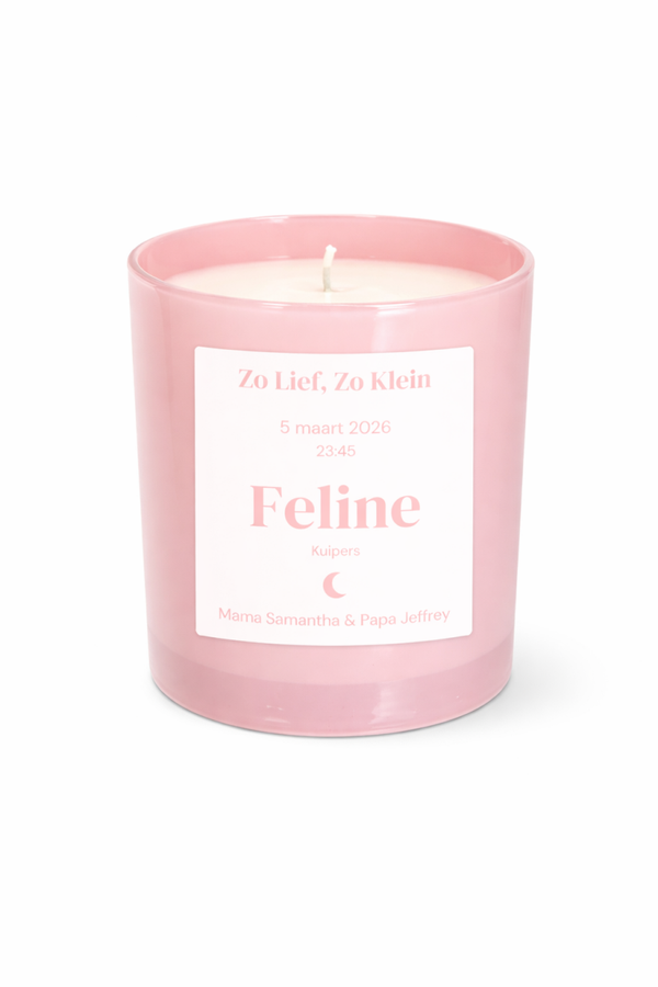 Kraamcadeau | newborn candle