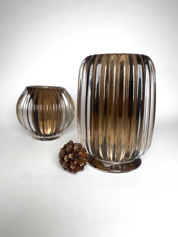 Smokey waxinelichthouder groot