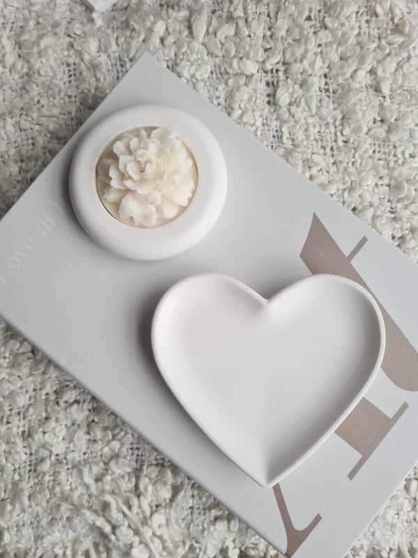 Dish in heart shape