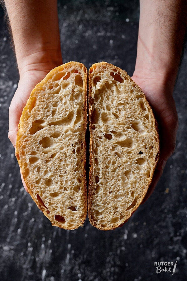 Bio grijs zuurdesem brood