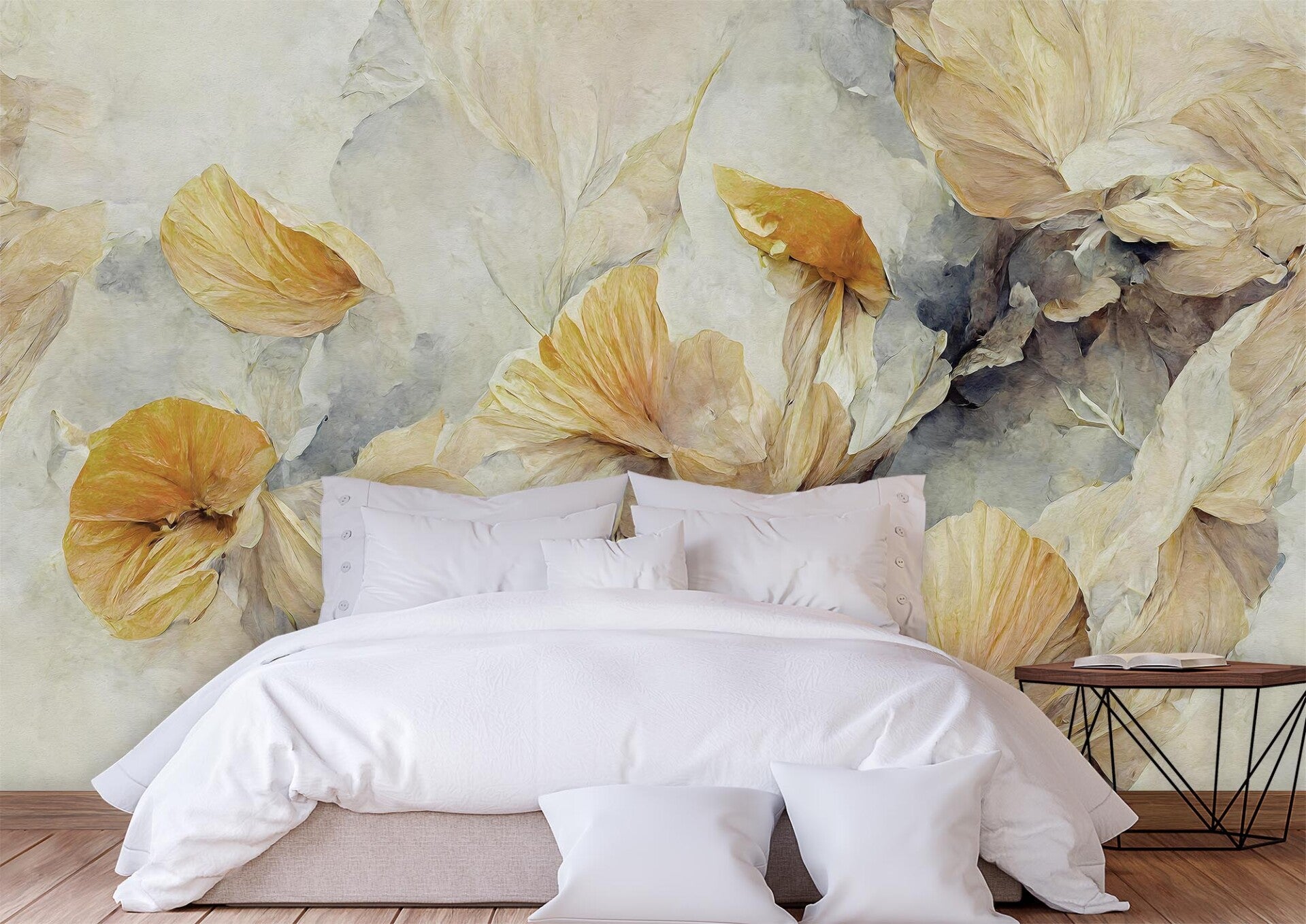 2162 - Fleurs Sauvages Ocre