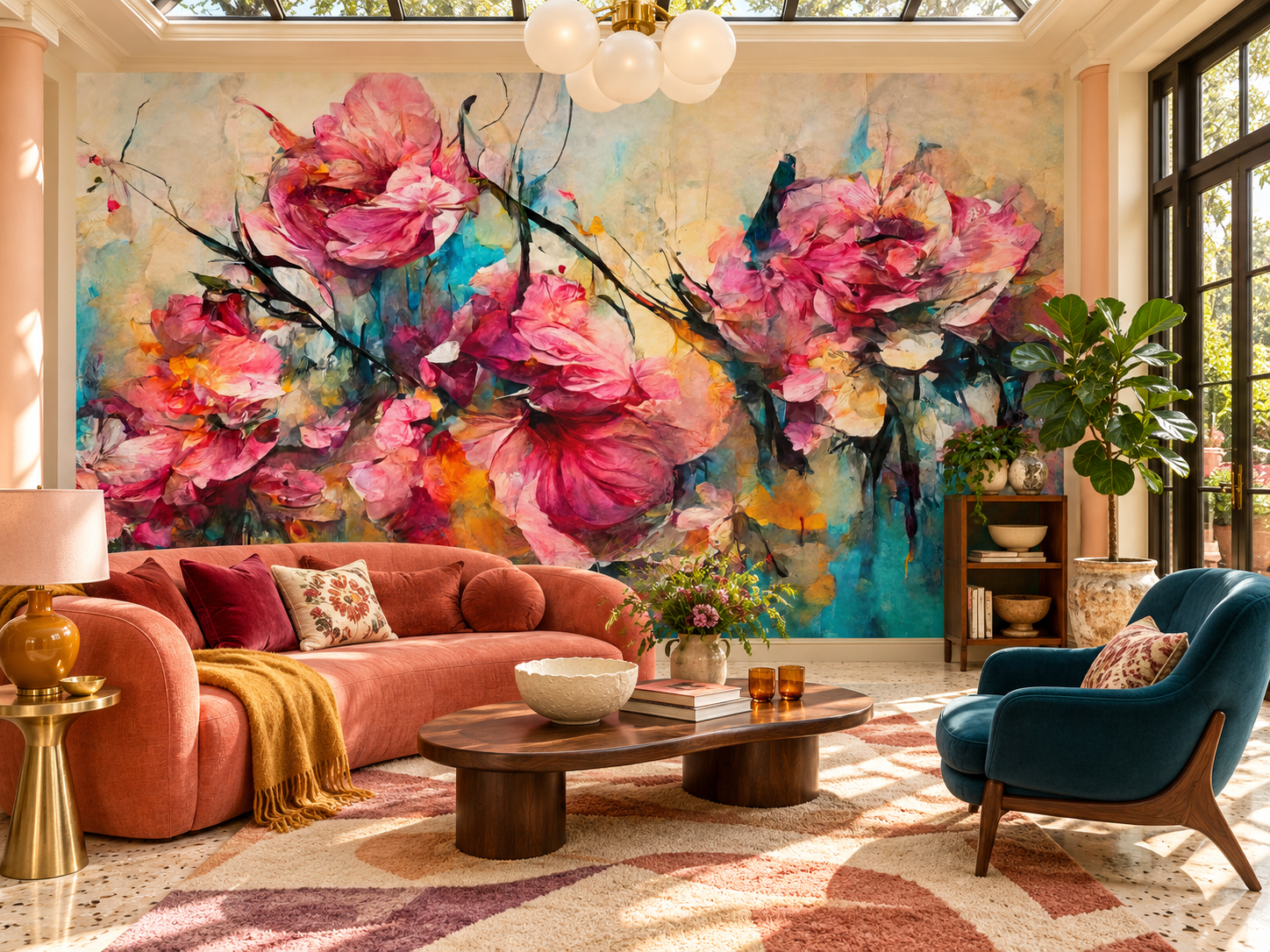 MU1035 - Toiles de roses sauvages